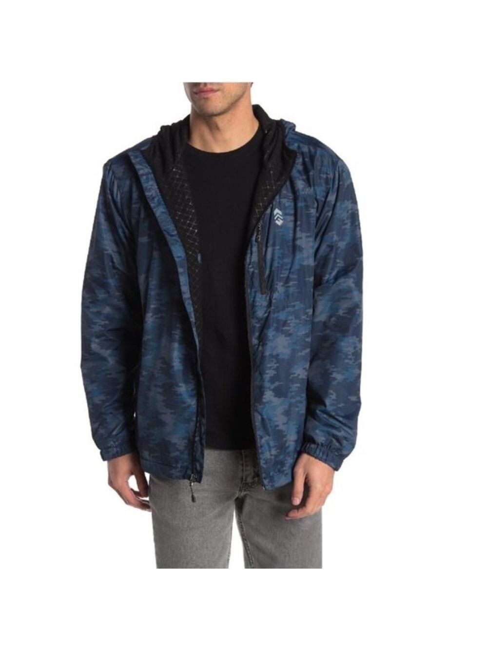 Free Country Wind Shear Zip Up Hooded Jacket